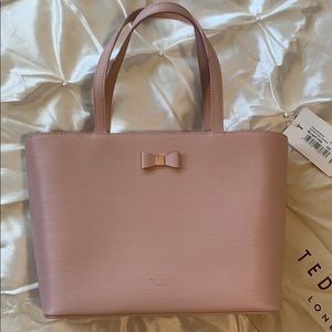 Ted Baker pink and rose gold shopper